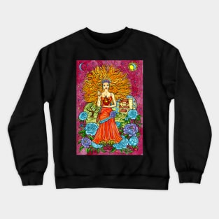 Leo (Lion). Zodiac Design. Crewneck Sweatshirt